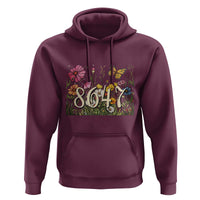 Funny 8647 Subtle Sarcasm Hoodie Floral Boho Style