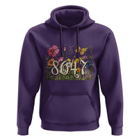 Funny 8647 Subtle Sarcasm Hoodie Floral Boho Style