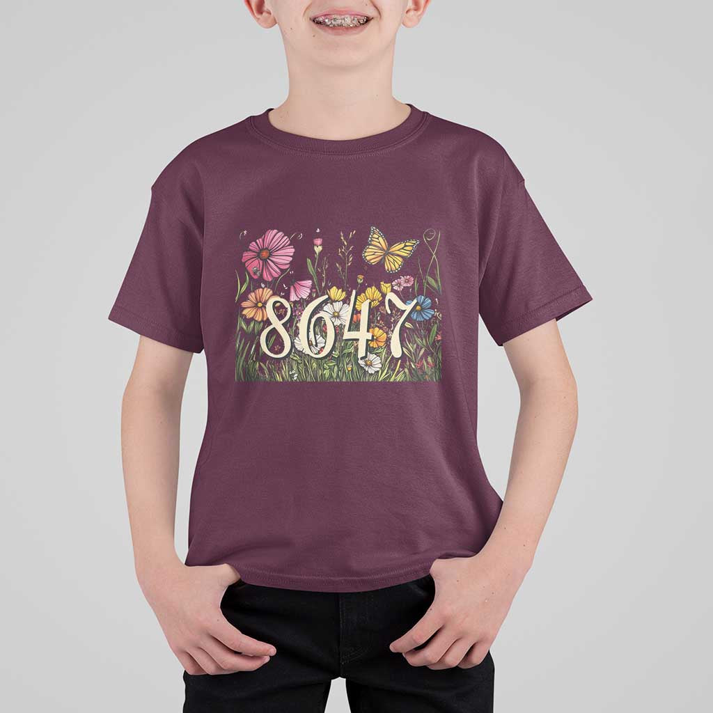 Funny 8647 Subtle Sarcasm T Shirt For Kid Floral Boho Style