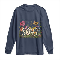 Funny 8647 Subtle Sarcasm Long Sleeve Shirt Floral Boho Style
