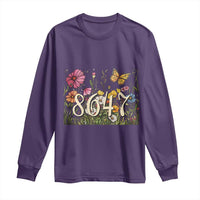 Funny 8647 Subtle Sarcasm Long Sleeve Shirt Floral Boho Style