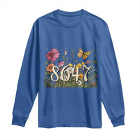 Funny 8647 Subtle Sarcasm Long Sleeve Shirt Floral Boho Style