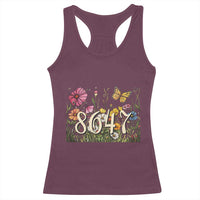 Funny 8647 Subtle Sarcasm Racerback Tank Top Floral Boho Style
