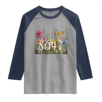 Funny 8647 Subtle Sarcasm Raglan Shirt Floral Boho Style