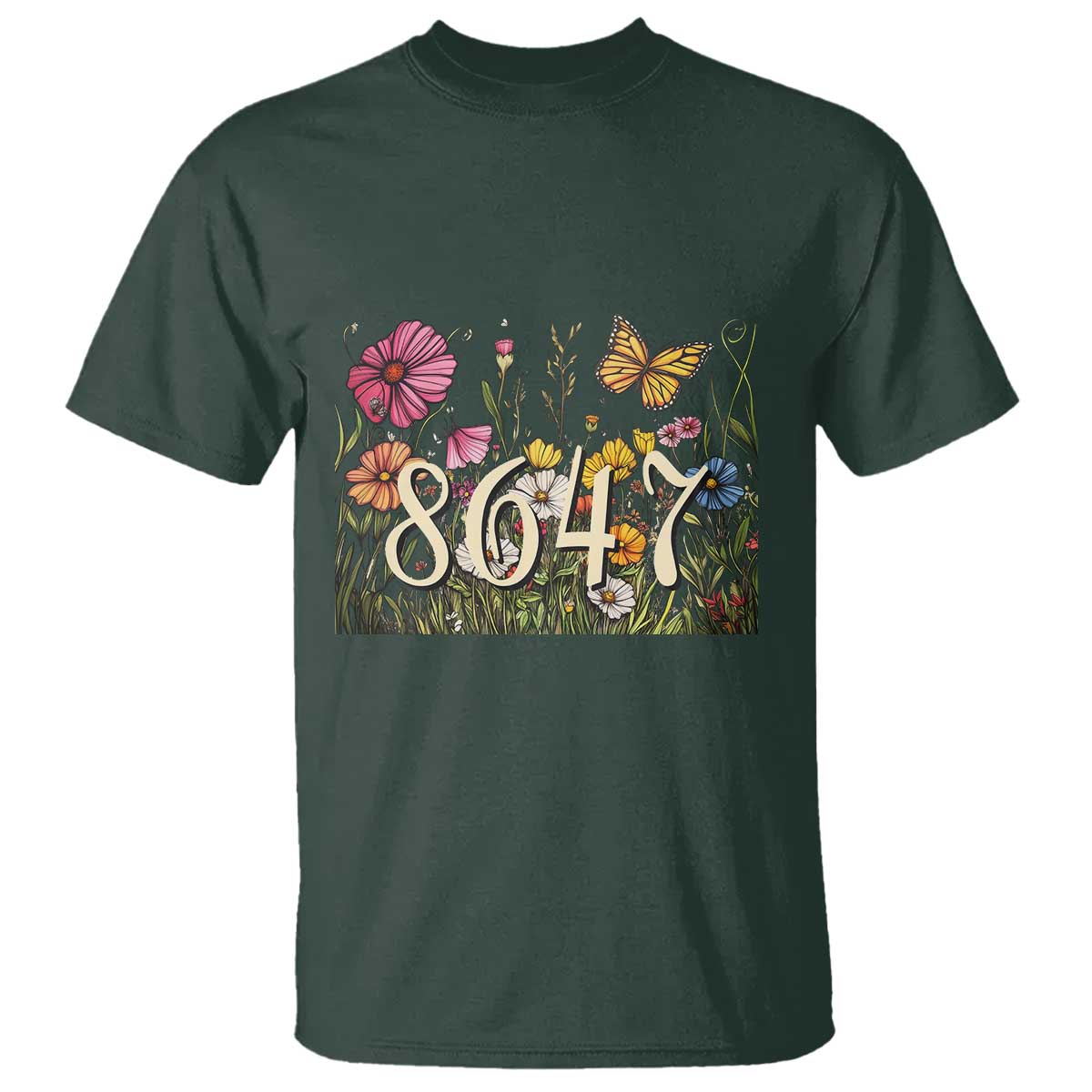 Funny 8647 Subtle Sarcasm T Shirt Floral Boho Style