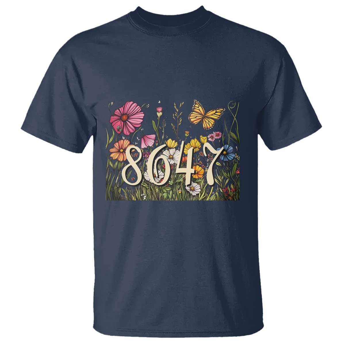 Funny 8647 Subtle Sarcasm T Shirt Floral Boho Style