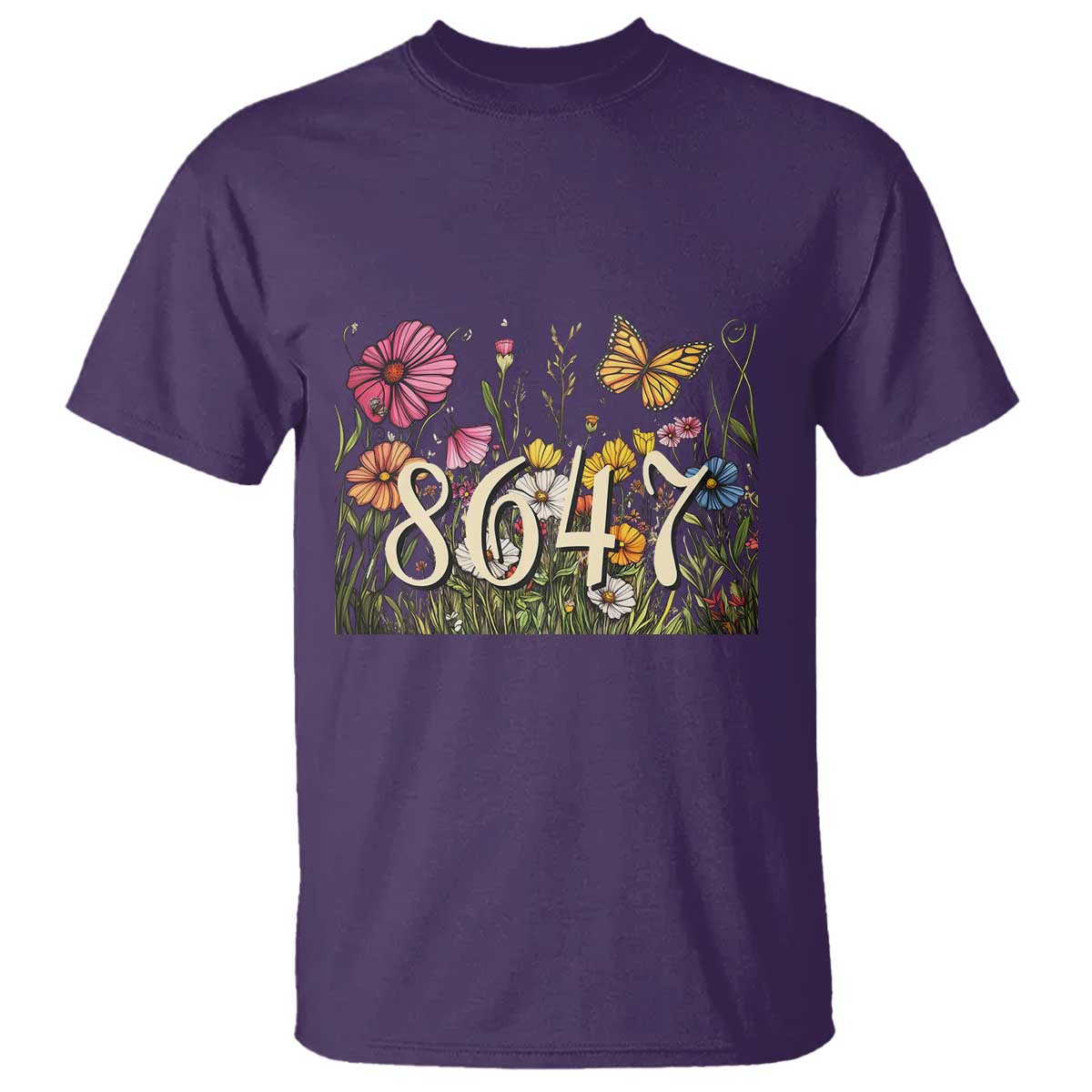 Funny 8647 Subtle Sarcasm T Shirt Floral Boho Style