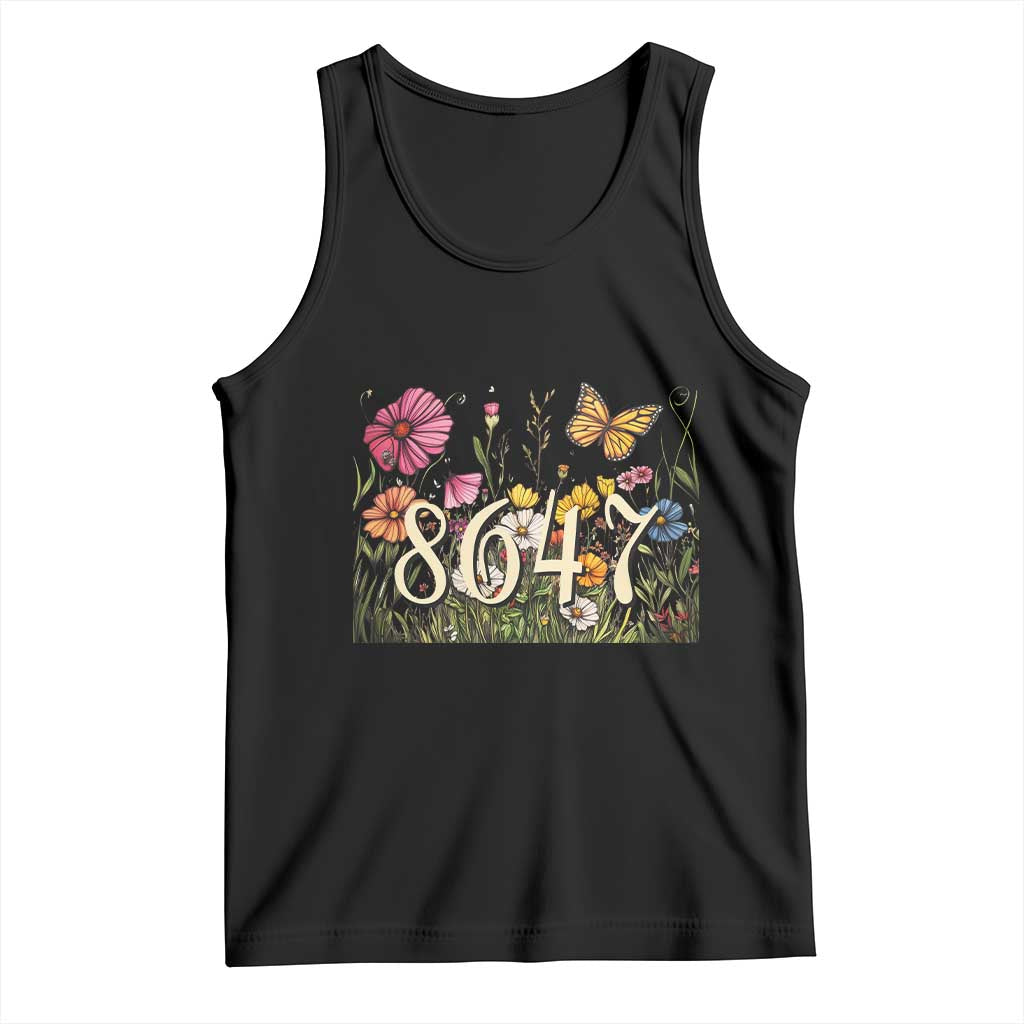 Funny 8647 Subtle Sarcasm Tank Top Floral Boho Style