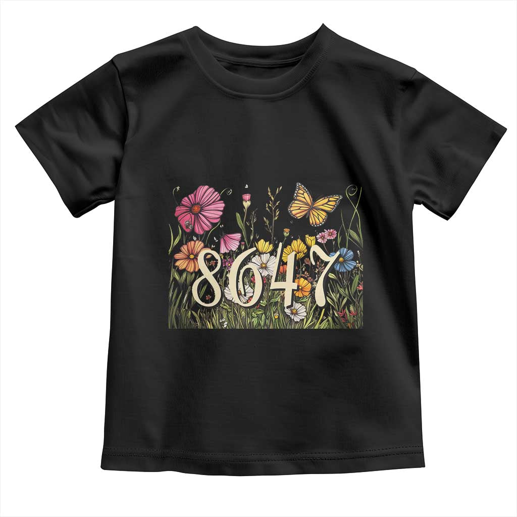 Funny 8647 Subtle Sarcasm Toddler T Shirt Floral Boho Style