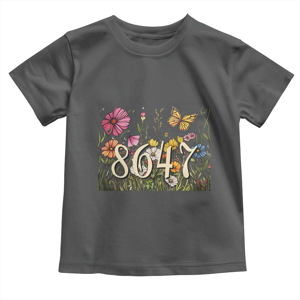 Funny 8647 Subtle Sarcasm Toddler T Shirt Floral Boho Style