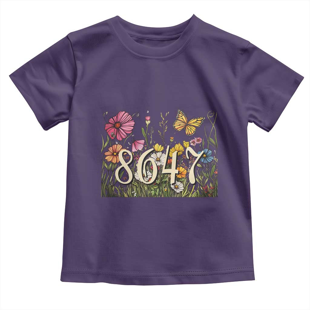 Funny 8647 Subtle Sarcasm Toddler T Shirt Floral Boho Style