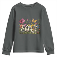 Funny 8647 Subtle Sarcasm Youth Sweatshirt Floral Boho Style