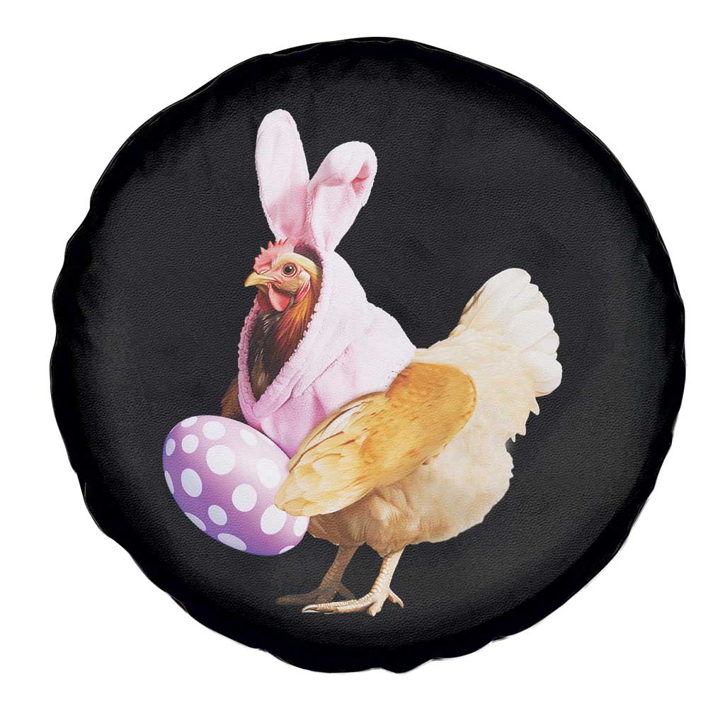 Funny Chicken Bunny Spare Tire Cover Happy Easter Eggs Farm