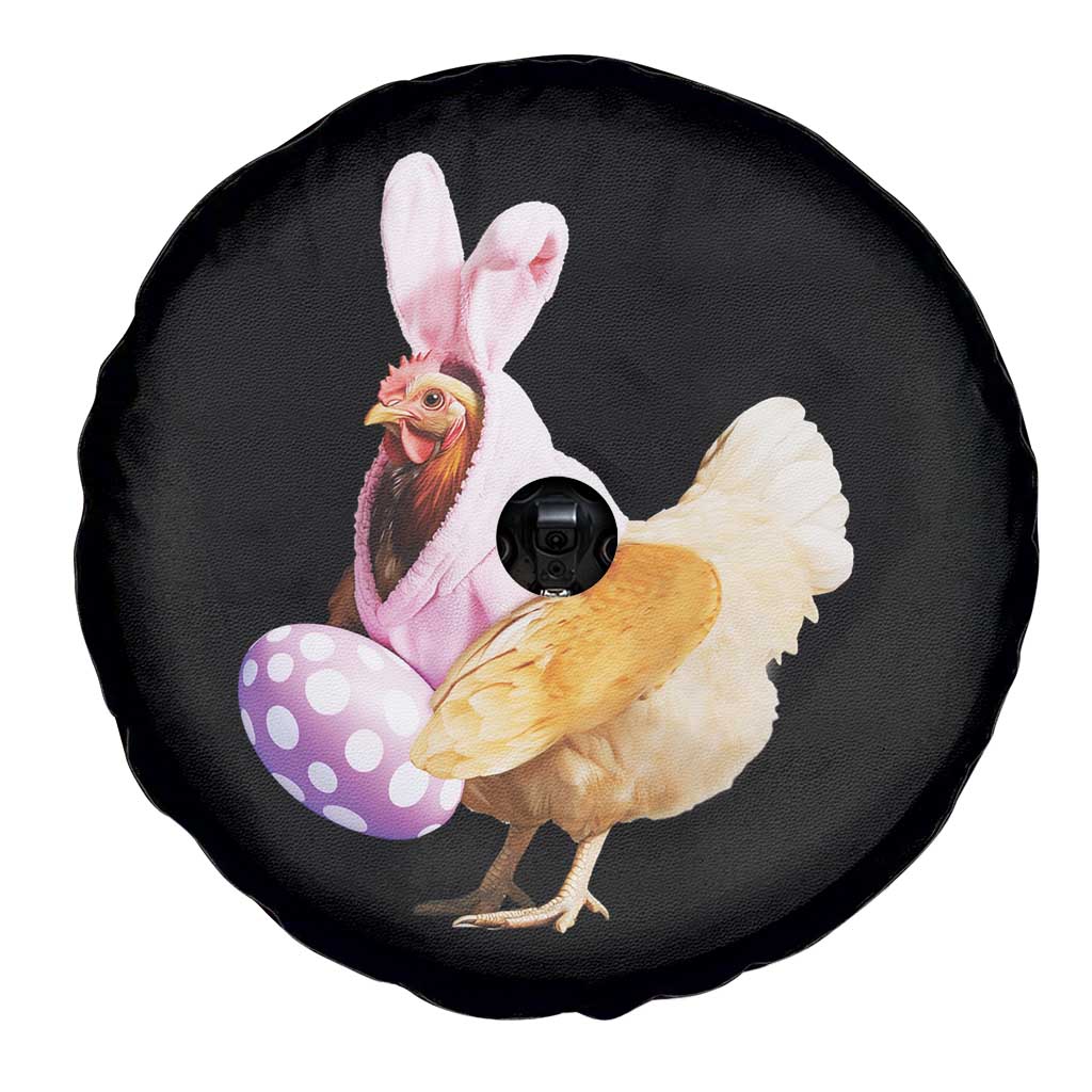 Funny Chicken Bunny Spare Tire Cover Happy Easter Eggs Farm