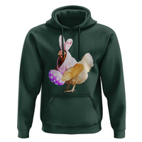 Funny Chicken Bunny Hoodie Happy Easter Eggs Farm