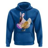 Funny Chicken Bunny Hoodie Happy Easter Eggs Farm