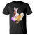 Funny Chicken Bunny T Shirt Happy Easter Eggs Farm