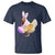Funny Chicken Bunny T Shirt Happy Easter Eggs Farm