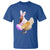 Funny Chicken Bunny T Shirt Happy Easter Eggs Farm