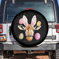 Funny Giraffe Bunny Spare Tire Cover Happy Easter Day Sunday