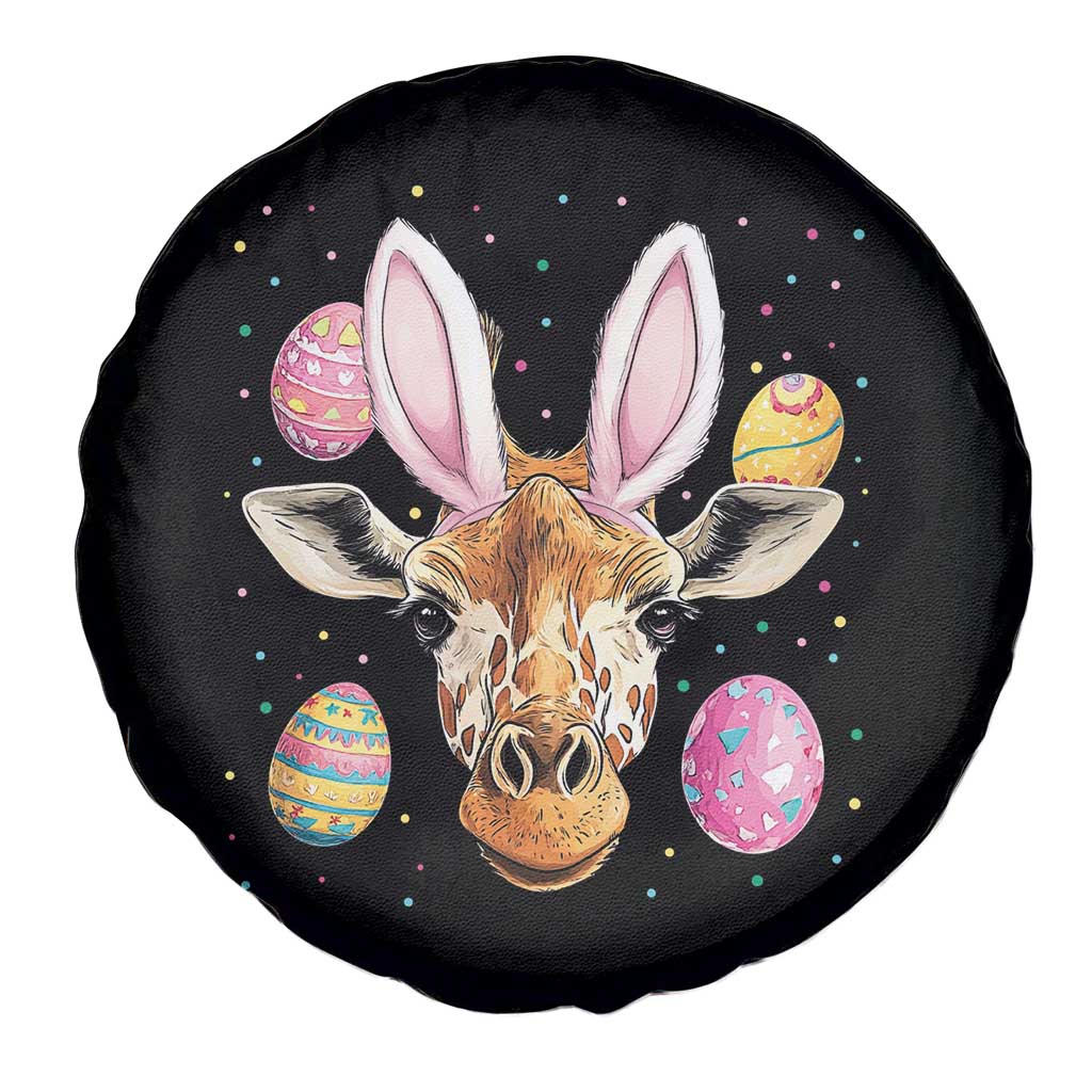 Funny Giraffe Bunny Spare Tire Cover Happy Easter Day Sunday