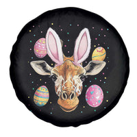 Funny Giraffe Bunny Spare Tire Cover Happy Easter Day Sunday