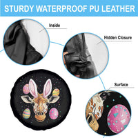 Funny Giraffe Bunny Spare Tire Cover Happy Easter Day Sunday