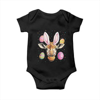 Funny Giraffe Bunny Baby Onesie Happy Easter Day Sunday