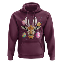 Funny Giraffe Bunny Hoodie Happy Easter Day Sunday