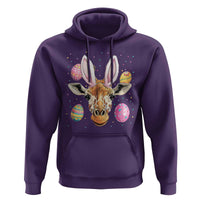 Funny Giraffe Bunny Hoodie Happy Easter Day Sunday