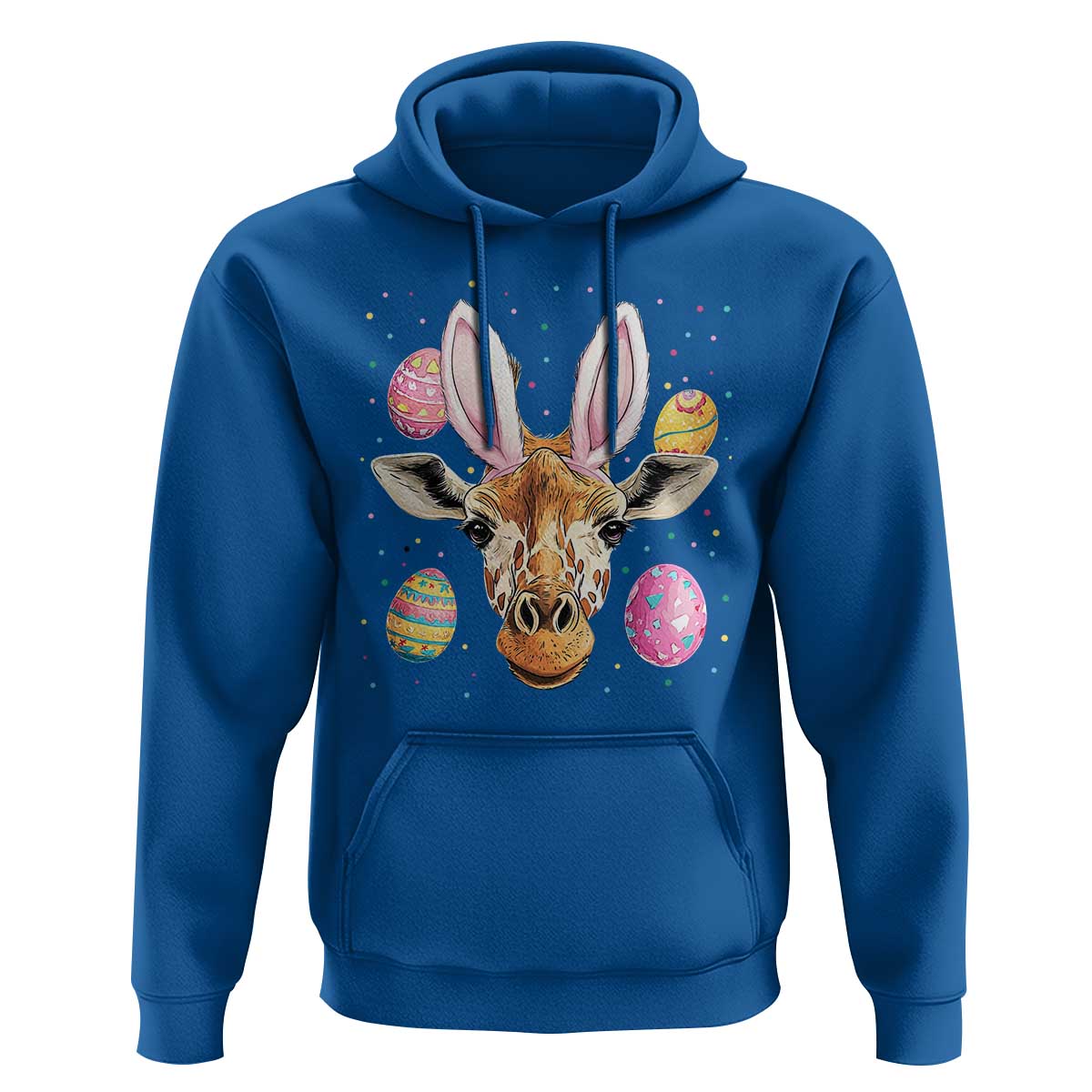 Funny Giraffe Bunny Hoodie Happy Easter Day Sunday