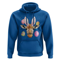 Funny Giraffe Bunny Hoodie Happy Easter Day Sunday