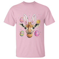 Funny Giraffe Bunny T Shirt Happy Easter Day Sunday