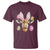 Funny Giraffe Bunny T Shirt Happy Easter Day Sunday