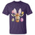 Funny Giraffe Bunny T Shirt Happy Easter Day Sunday