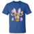 Funny Giraffe Bunny T Shirt Happy Easter Day Sunday