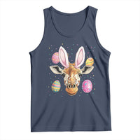 Funny Giraffe Bunny Tank Top Happy Easter Day Sunday