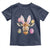 Funny Giraffe Bunny Toddler T Shirt Happy Easter Day Sunday