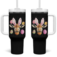 Funny Giraffe Bunny Tumbler With Handle Happy Easter Day Sunday