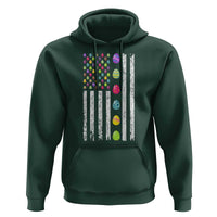 Easter Eggs American Flag Patriotic Hoodie Happy Easter Day