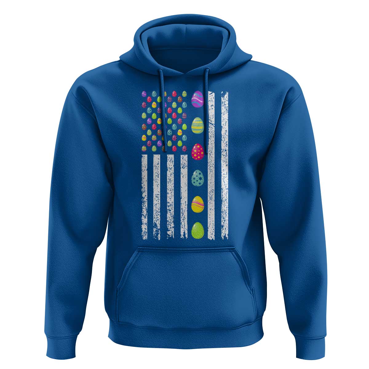 Easter Eggs American Flag Patriotic Hoodie Happy Easter Day