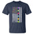 Easter Eggs American Flag Patriotic T Shirt Happy Easter Day