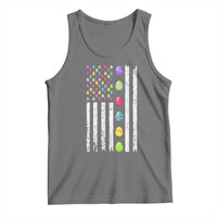 Easter Eggs American Flag Patriotic Tank Top Happy Easter Day