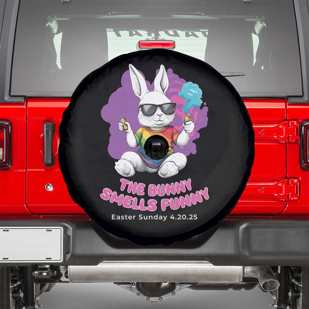 Happy 420 Easter Spare Tire Cover The Bunny Smells Funny
