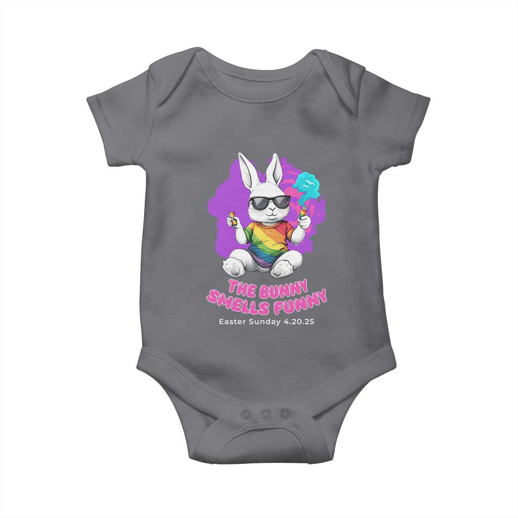 Happy 420 Easter Baby Onesie The Bunny Smells Funny