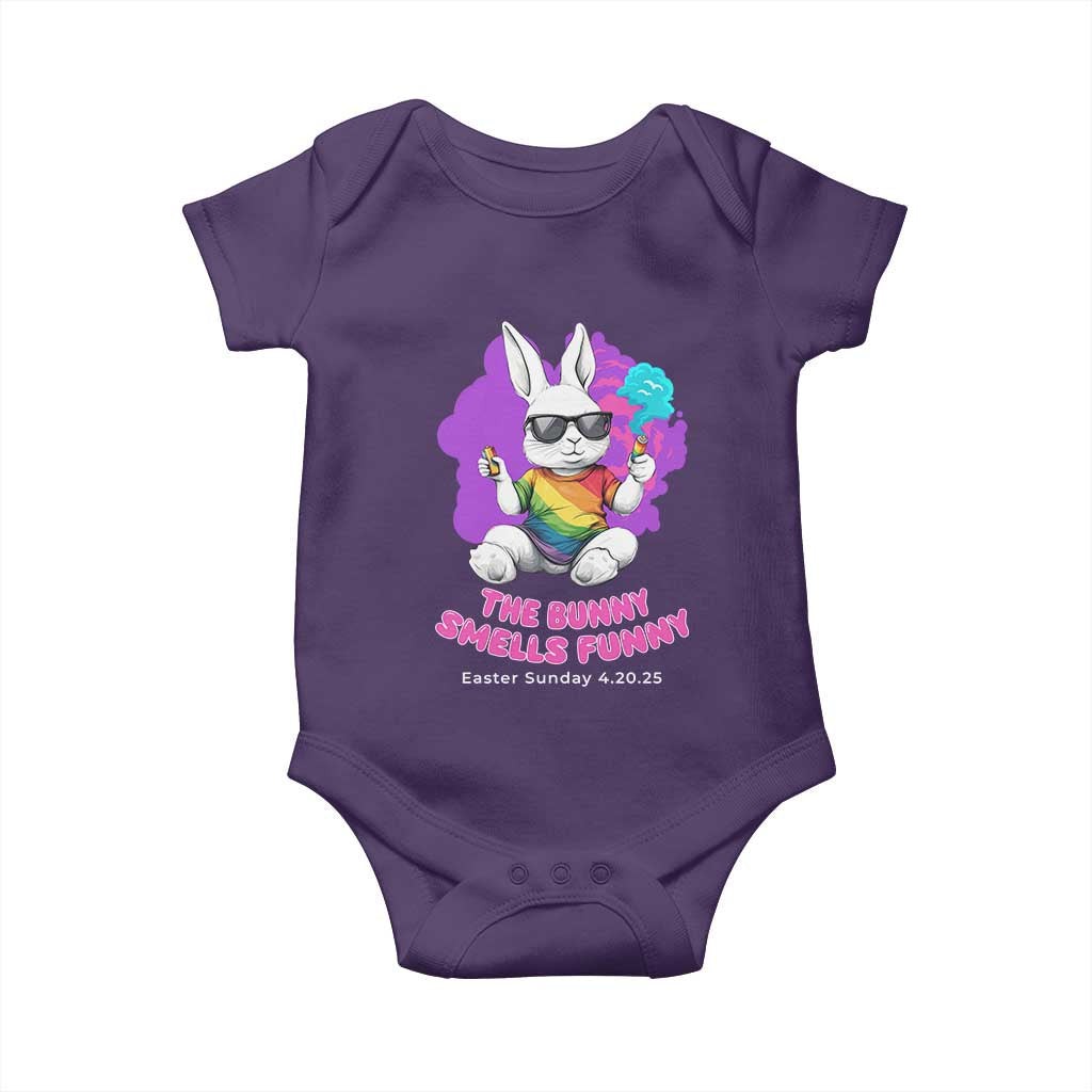 Happy 420 Easter Baby Onesie The Bunny Smells Funny