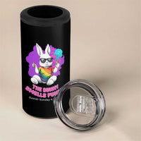 Happy 420 Easter 4 in 1 Can Cooler Tumbler The Bunny Smells Funny