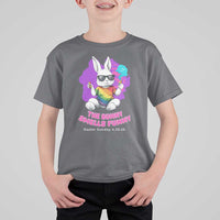 Happy 420 Easter T Shirt For Kid The Bunny Smells Funny
