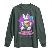 Happy 420 Easter Long Sleeve Shirt The Bunny Smells Funny