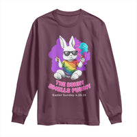Happy 420 Easter Long Sleeve Shirt The Bunny Smells Funny